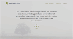 Desktop Screenshot of olivetreecapital.com